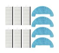 Compatible With ILife A40 A4S Polaris PVCR 0826 0726W Compatible With Amibot Spirit ICE H2O Smart Robot Gutrend Style 220 Main Side Brush Hepa Filter Mops Parts (Color : Set A)