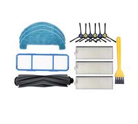 Compatible With ILife A7 A9S / DEXP LF800 Genio Deluxe 500 Robot Vacuum Cleaner Main Side Brush Hepa Filter Mop Spare Parts Accessories(Set 2)