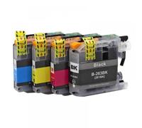 Compatible with Ink Cartridge 4Color LC261 LC263 DCPJ562DW MFCJ680DW MFCJ880DW MFCJ480DW Inkjet Printer(4PCS 1Set)
