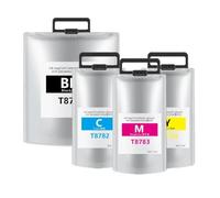 Compatible with Ink Cartridge T8781 T8784 T8381 T8384 With Pigment Ink Workforce Pro WF R5190DTW WF R5690DTW WF R5690DTWF(1Set (4Color))