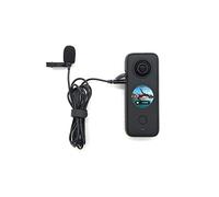 Compatible with Insta360 One X2 / X3 Type C Lavalier Microphone External High Fidelity Recording Microphone Cable 1.5 m Cable for Insta360 One X2 / X3 Camera Accessories Black (A463)