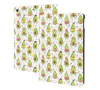 Compatible with ipad 9th/8th/7th Generation Case, Avocado Playing Music Tablet Case Compatible with ipad Cover 10.2 Inch, Folio Stand, Auto Wake/Sleep