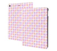 Compatible with ipad 9th/8th/7th Generation Case - Compatible with ipad 10.2 Case, Folio Stand, Auto Wake/Sleep, Heart Buffalo Plaid Tablet Case Cover Compatible with ipad Cover Case