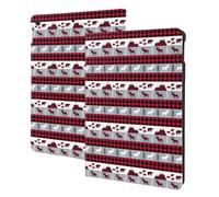 Compatible with ipad 9th/8th/7th Generation Case - Compatible with ipad 10.2 Case, Folio Stand, Auto Wake/Sleep, Buffalo Plaid Forest Tablet Case Cover Compatible with ipad Cover Case