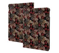 Compatible with ipad 9th/8th/7th Generation Case - Compatible with ipad 10.2 Case, Folio Stand, Auto Wake/Sleep, Hearts and French Bulldog Tablet Case Cover Compatible with ipad Cover Case