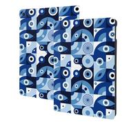 Compatible with ipad 9th/8th/7th Generation Case - Compatible with ipad 10.2 Case, Folio Stand, Auto Wake/Sleep, Evil Eye Tablet Case Cover Compatible with ipad Cover Case