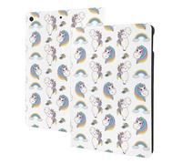 Compatible with ipad 9th/8th/7th Generation Case, Funny Kawaii Horses Dancing Tablet Case Compatible with ipad Cover 10.2 Inch, Folio Stand, Auto Wake/Sleep