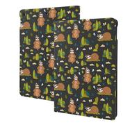 Compatible with ipad 9th/8th/7th Generation Case, Funny Sloths in The Forest Tablet Case Compatible with ipad Cover 10.2 Inch, Folio Stand, Auto Wake/Sleep