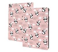 Compatible with ipad 9th/8th/7th Generation Case, Panda Flying in The Sky (A) Tablet Case Compatible with ipad Cover 10.2 Inch, Folio Stand, Auto Wake/Sleep