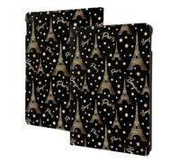 Compatible with ipad 9th/8th/7th Generation Case, Paris Romantic Tablet Case Compatible with ipad Cover 10.2 Inch, Folio Stand, Auto Wake/Sleep