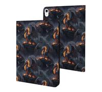 Compatible with iPad A16 Case 11 Inch 2025, Slim Cool Fire Mountain Dragon Print Tablet Cover Compatible with iPad 10th Generation Case 10.9 Inch 2022 with Stand Auto Wake/Sleep