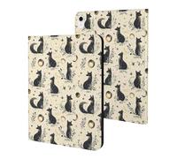 Compatible with iPad A16 Case 11 Inch 2025, Slim Foxes Moonlight Print Tablet Cover Compatible with iPad 10th Generation Case 10.9 Inch 2022 with Stand Auto Wake/Sleep