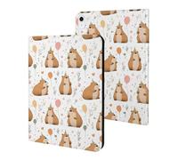 Compatible with iPad A16 Case 11 Inch 2025, Slim Guinea Pig Birthday Balloon Print Tablet Cover Compatible with iPad 10th Generation Case 10.9 Inch 2022 with Stand Auto Wake/Sleep