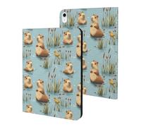 Compatible with iPad A16 Case 11 Inch 2025, Slim Guinea Pig Print Tablet Cover Compatible with iPad 10th Generation Case 10.9 Inch 2022 with Stand Auto Wake/Sleep
