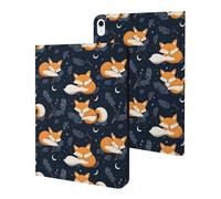 Compatible with iPad A16 Case 11 Inch 2025, Slim Sleeping Cute Fox Print Tablet Cover Compatible with iPad 10th Generation Case 10.9 Inch 2022 with Stand Auto Wake/Sleep