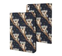 Compatible with iPad A16 Case 11 Inch 2025, Slim Sleeping Cute Koala Print Tablet Cover Compatible with iPad 10th Generation Case 10.9 Inch 2022 with Stand Auto Wake/Sleep
