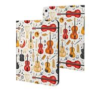 Compatible with iPad A16 Case 11 Inch 2025, Slim Vintage Cello 1 Print Tablet Cover Compatible with iPad 10th Generation Case 10.9 Inch 2022 with Stand Auto Wake/Sleep