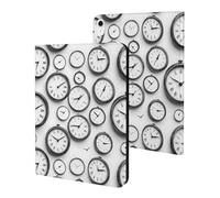 Compatible with iPad A16 Case 11 Inch 2025, Slim Vintage Clock Face Print Tablet Cover Compatible with iPad 10th Generation Case 10.9 Inch 2022 with Stand Auto Wake/Sleep