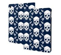 Compatible with Ipad Air 3rd Generation Case - Compatible with Ipad Pro 10.5 Inch Case, Auto Wake/Sleep, White Arrow Skull Tablet Case Cover Compatible with Ipad Air Pro Case