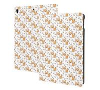 Compatible with Ipad Air 3rd Generation Case - Compatible with Ipad Pro 10.5 Inch Case, Auto Wake/Sleep, Corgi with Hearts Tablet Case Cover Compatible with Ipad Air Pro Case