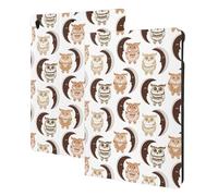 Compatible with Ipad Air 3rd Generation Case - Compatible with Ipad Pro 10.5 Inch Case, Auto Wake/Sleep, Crescent Moon and Owl Tablet Case Cover Compatible with Ipad Air Pro Case