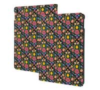 Compatible with Ipad Air 3rd Generation Case - Compatible with Ipad Pro 10.5 Inch Case, Auto Wake/Sleep, Mexican Folk Art Floral Tablet Case Cover Compatible with Ipad Air Pro Case