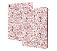 Compatible with Ipad Air 3rd Generation Case - Compatible with Ipad Pro 10.5 Inch Case, Auto Wake/Sleep, Hand Drawn Hearts Tablet Case Cover Compatible with Ipad Air Pro Case