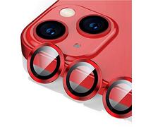 Compatible With iPhone 13/13 Mini - A Set of 2 Red Glass Camera Lens Protectors