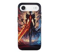 Compatible with iPhone 17 Air Case Slim Rugged 6.5 Inch - TPU Epic Fantasy Warrior Dual Swords Pattern Cover Compatible with iPhone 17 Air Phone Case Thin for Women Men, Anti-Scratch Shockproof