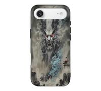 Compatible with iPhone 17 Air Case Slim Rugged 6.5 Inch - TPU Epic Mythical Dragon Illustration Pattern Cover Compatible with iPhone 17 Air Phone Case Thin for Women Men, Anti-Scratch Shockproof