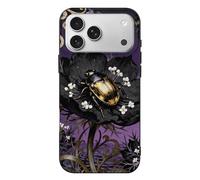 Compatible with iPhone 17 Beetle Nigella Petal Case Soft Slim TPU Phone Cover Drop Protection Yellowing-Resistant Stylish Pattern Shockproof Phone Case for Women Men Girls iPhone 17 Pro Max