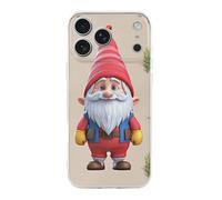 Compatible with iPhone 17 Cute Gnome Case Soft Slim TPU Phone Cover Drop Protection Yellowing-Resistant Stylish Pattern Shockproof Phone Case for Women Men Girls iPhone 17 Pro Max