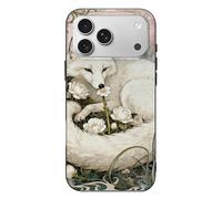 Compatible with iPhone 17 Fox Camellia Cluster Case Soft Slim TPU Phone Cover Drop Protection Yellowing-Resistant Stylish Pattern Shockproof Phone Case for Women Men Girls iPhone 17 Pro Max
