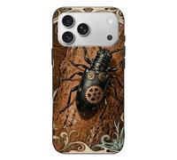 Compatible with iPhone 17 Longhorn Beetle Bark Case Soft Slim TPU Phone Cover Drop Protection Yellowing-Resistant Stylish Pattern Shockproof Phone Case for Women Men Girls iPhone 17 Pro Max