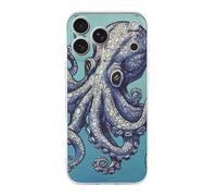 Compatible with iPhone 17 Octopus Design Case Soft Slim TPU Phone Cover Drop Protection Yellowing-Resistant Stylish Pattern Shockproof Phone Case for Women Men Girls iPhone 17 Pro Max