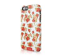 Compatible with iPhone 6 & 6s Tirita Hard Case Cover Shabby Chic Floral Retro Design Designer Pattern Snap-On Protective