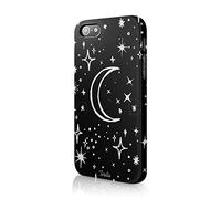Compatible with iPhone X & Xs Tirita Hard Case Cover Moon Stars Constellations Galaxy Space Design Designer Pattern Snap-On Protective