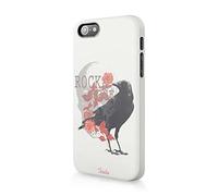 Compatible with iPhone X & Xs Tirita Hard Case Cover Rock Skulls Catrina Roses Dead Crow Raven Design Designer Pattern