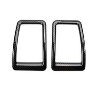Compatible with Isuzu for D-Max for Mu-X 2012 2013 2014 2015 2016 2017 2018 2019 Car Air Condition Outlet AC Vent Trim Cover Interior Interior auto Parts(Side 2pcs)