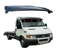 COMPATIBLE WITH IVECO DAILY [2003-2014] ABS Sun Visor with Fitting Kit Solid Black Acrylic Sun Deflector Shield Rain Sunshield
