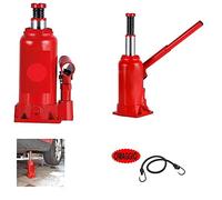 COMPATIBLE WITH JAGUAR F-PACE CRIC HYDRAULIC 3 TON BOTTLE FOR CAR VEHICLES CRIK METAL WITH JACK FOR LIFTING CAR WHEEL CHANGE HEIGHT FROM 17 TO 33 CM