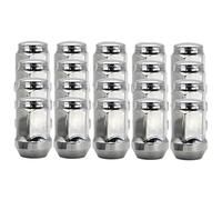 Compatible With Jaguar For Daimler XJ 1986-2003 Xjsc 1985-1996 20X Steel Wheel Lug Nuts Chrome External Accessories Wheel Nut
