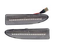Compatible With Jaguar For X-Type 2002 2003 2004 2005 2006 2007 2008 2009 Car Fender Dynamic Turn Signal Lights Side Marker Indicator Lamp Blinker Wing Mirror Indicator (Color : A)(A)