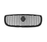 Compatible With Jaguar For XE 2015 2016 2017 2018 2019 2020 Front Racing Grille Carbon Fiber Look Black Upper Bumper Hood Mesh Grid Front Bumper Grille