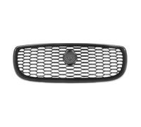 Compatible With Jaguar For XE 2015 2016 2017 2018 2019 2020 Front Racing Grille Carbon Fiber Look Black Upper Bumper Hood Mesh Grid Front Bumper Grille
