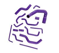 Compatible with Jaguar for XJS 5.3L 6.0L V12 1976-1991 1992 1993 1994 1995 1996 Silicone Radiator Heater Coolant Hose Kit Water Radiator Hose Radiator Coolant Hose