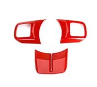 Compatible With Jeep For Grand For Cherokee 2011 2012 2013 3PCS Steering Wheel Cover Decor Trim Car Interior Decoration Car interior cover