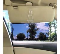 Compatible with Jetta VS5 VS7, Car Visor Extension Day or Night Driving Mirror Sun Blocker Sunshade Polarized Visor Extender,30×13CM