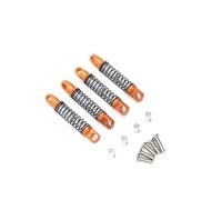 Compatible With Jimny 1/16 Remote Control Car Upgrade Parts Replacement Accessories 4Pcs Metal Shock Absorber Damper Rc car shock absorber(Yellow)