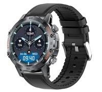 Compatible with K52 Smartwatch Bands,Lamshaw 22mm Leather Silicone Bands Compatible with LIGE K52 Smartwatch/SUNKTA K52 1.39 Inches Smartwatch/Linwear K52 Military Smart Watches/ EIGIIS K52 1.39